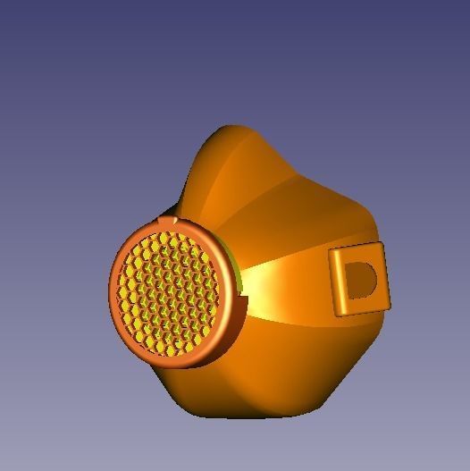 PROTECTIVE MASK covid-19  3D print model_1