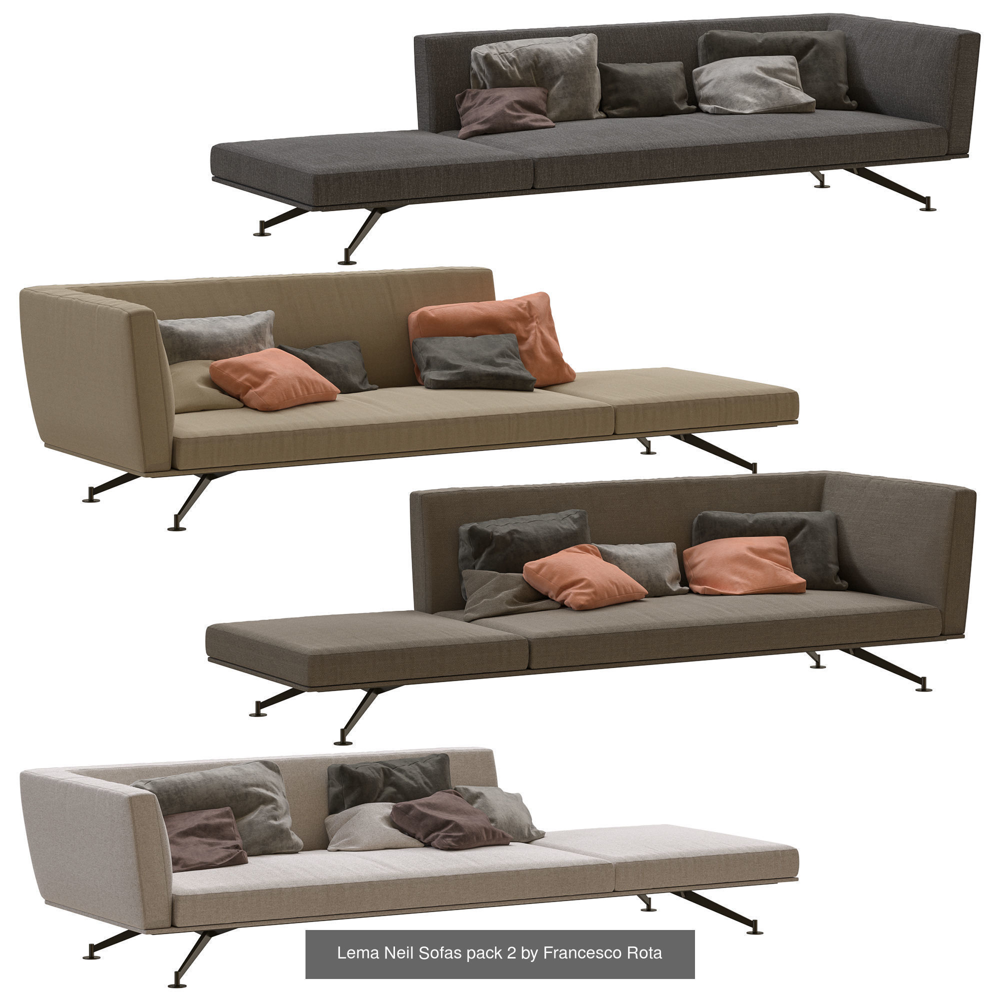 Lema Neil Section Sofa by Francesco Rota Full Collection _9