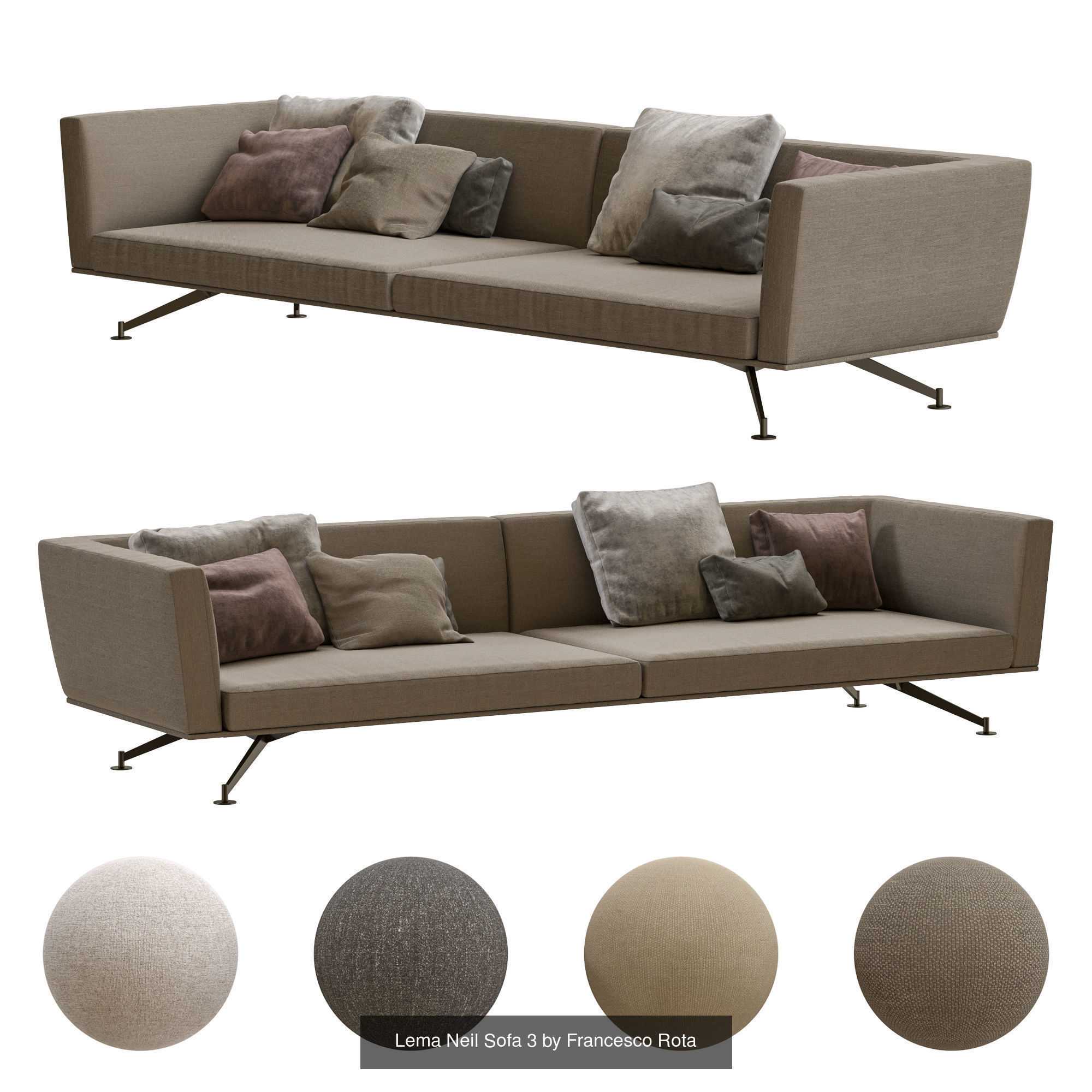 Lema Neil Section Sofa by Francesco Rota Full Collection _3