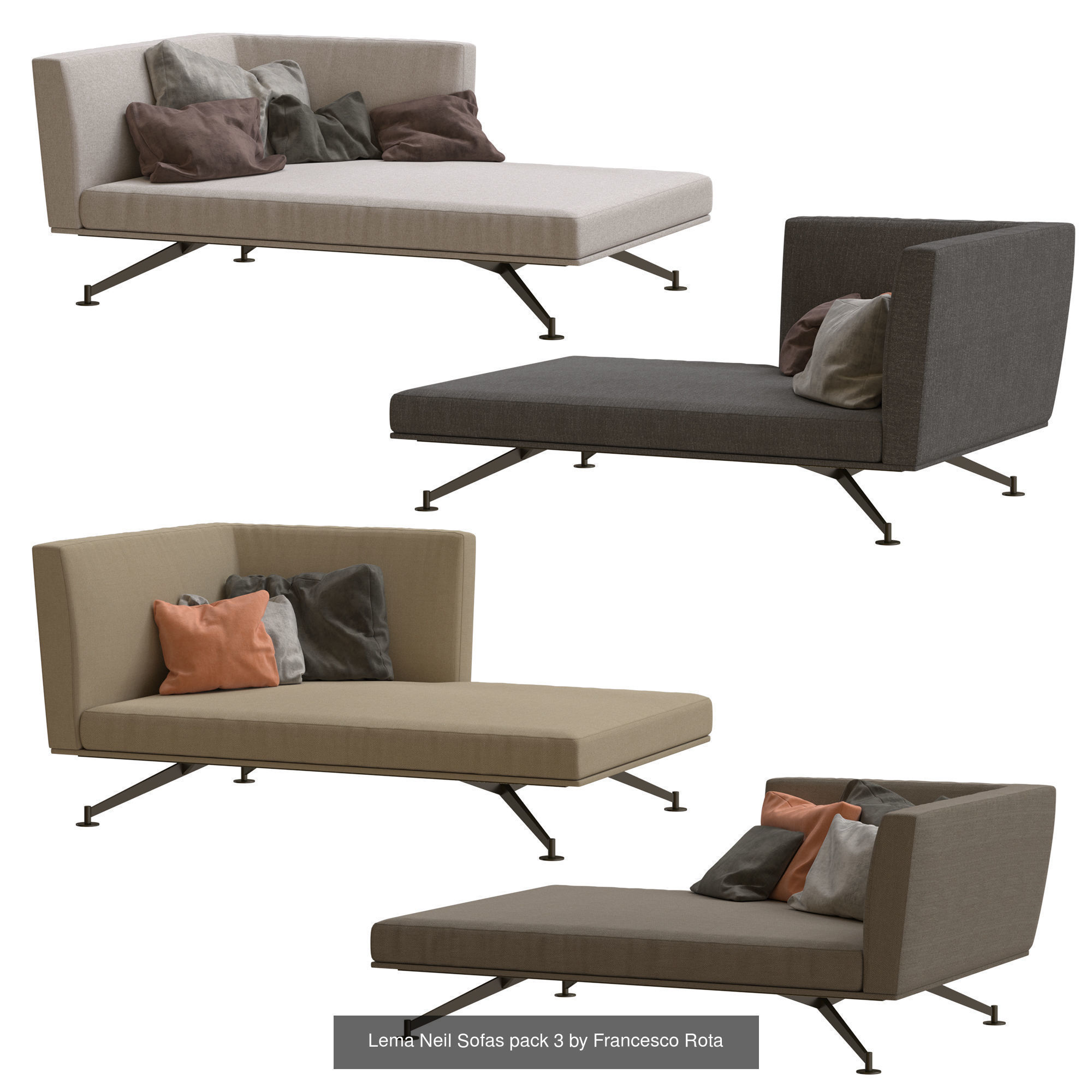 Lema Neil Section Sofa by Francesco Rota Full Collection _10