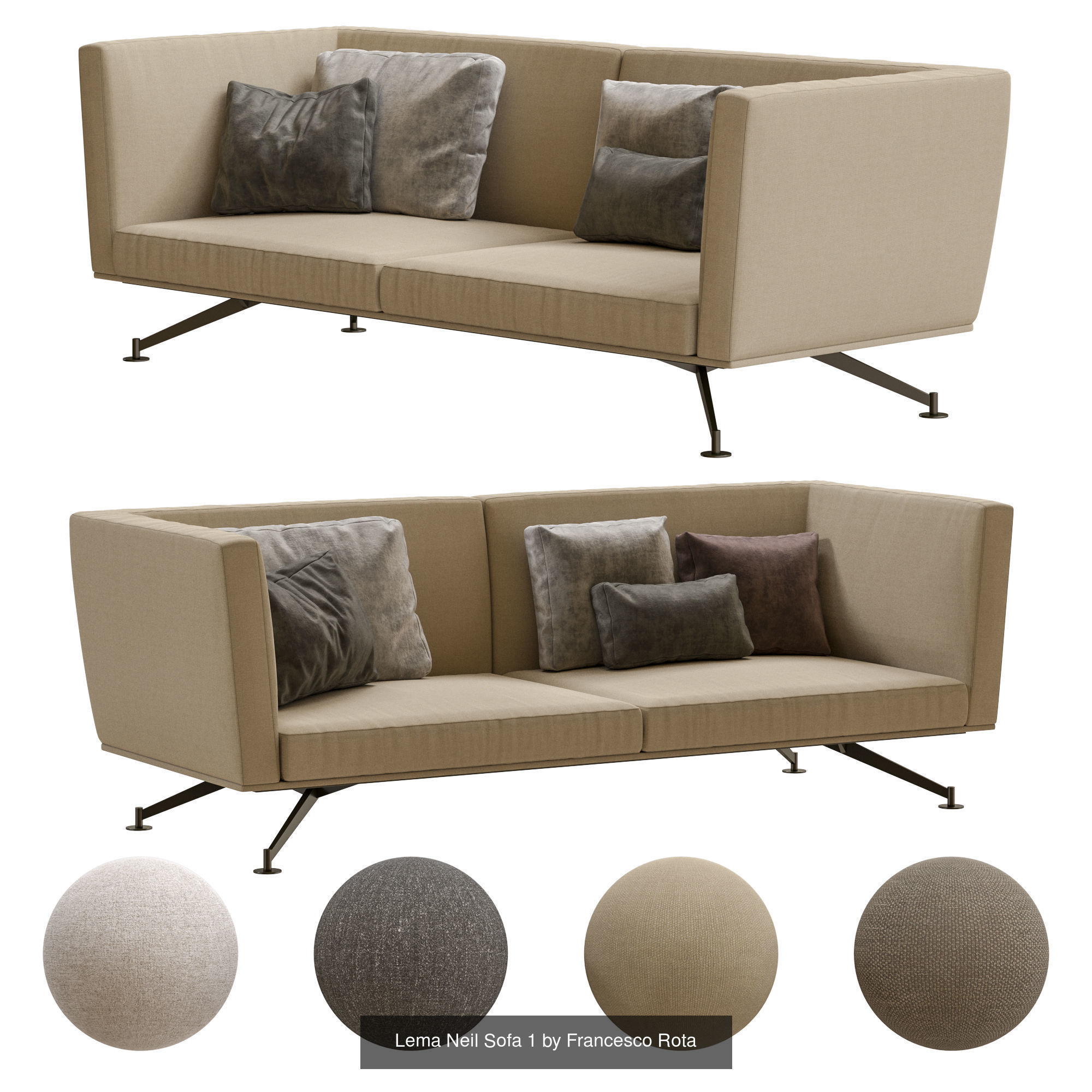 Lema Neil Section Sofa by Francesco Rota Full Collection _4