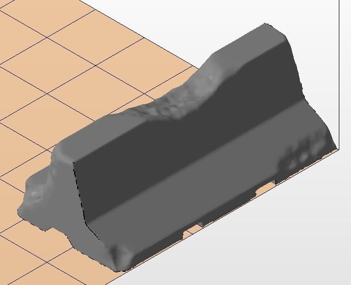 Concrete barrier and Dragon teeth  for wargames 3D print model_14