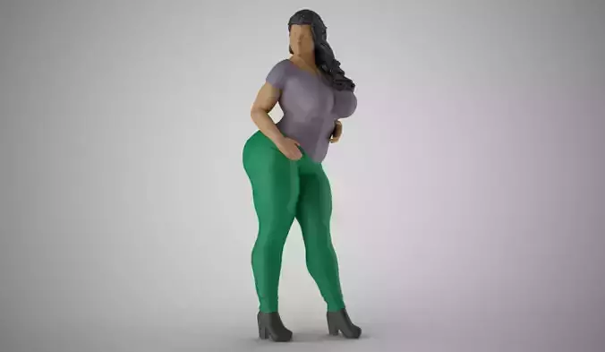 Woman Spring Mood 3 3D print model