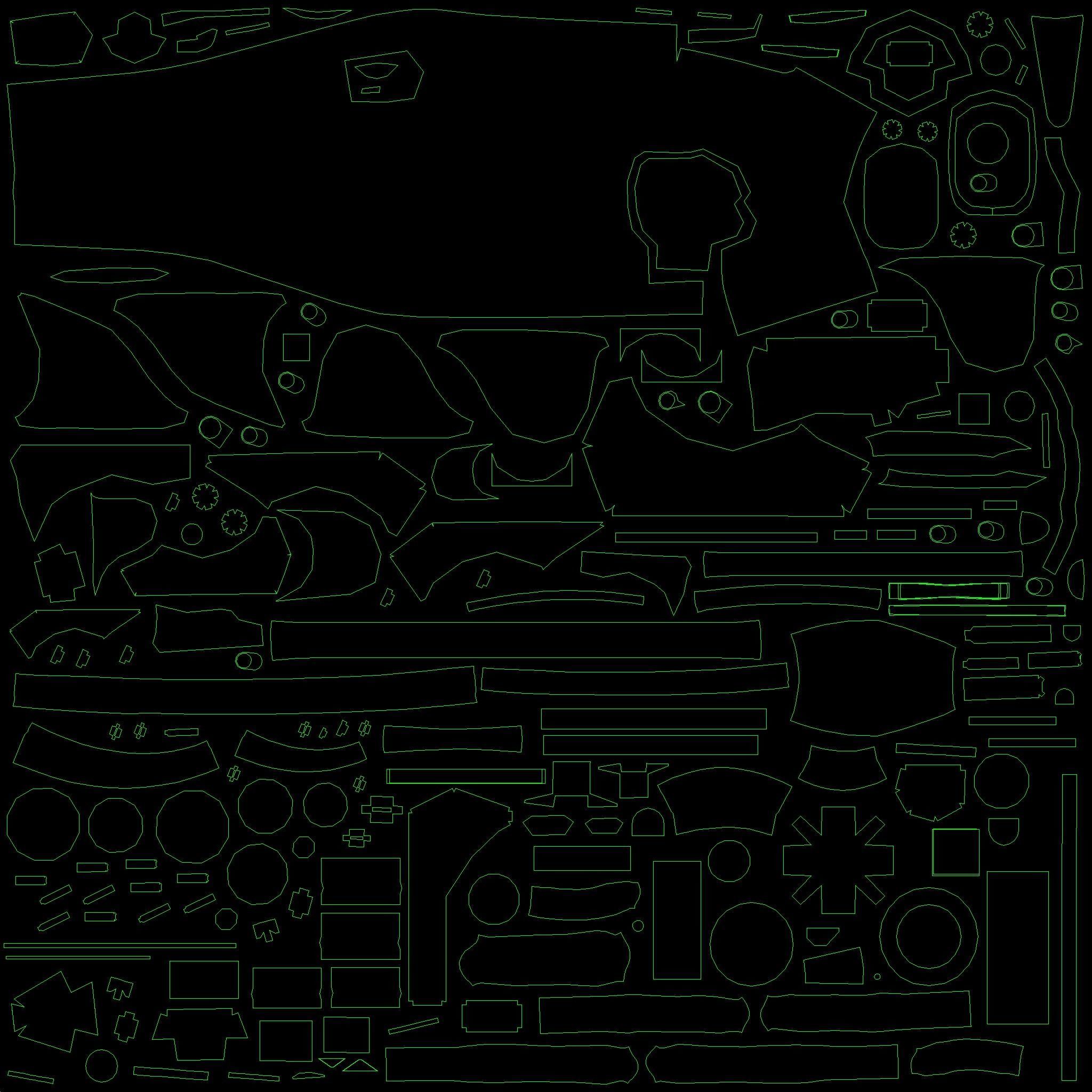 Cartoon low-poly airplane Low-poly 3D model_17