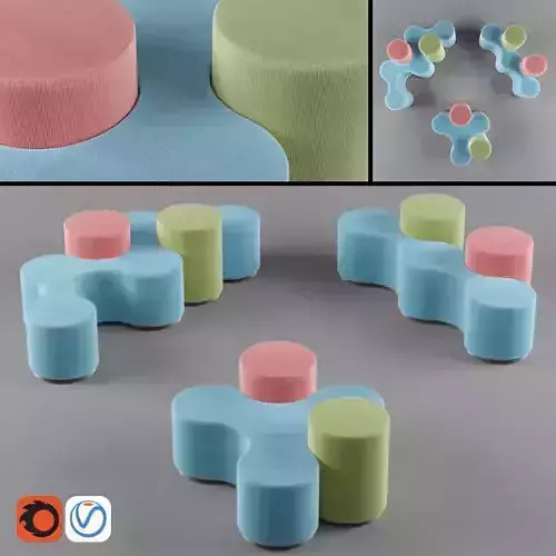 Kids Sitting clusters - Modular