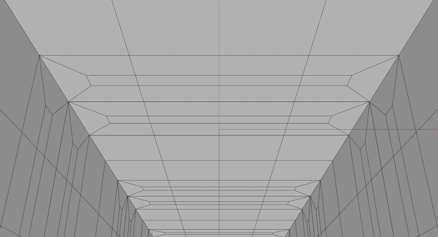 Sci Fi Corridor Low-poly 3D model_7