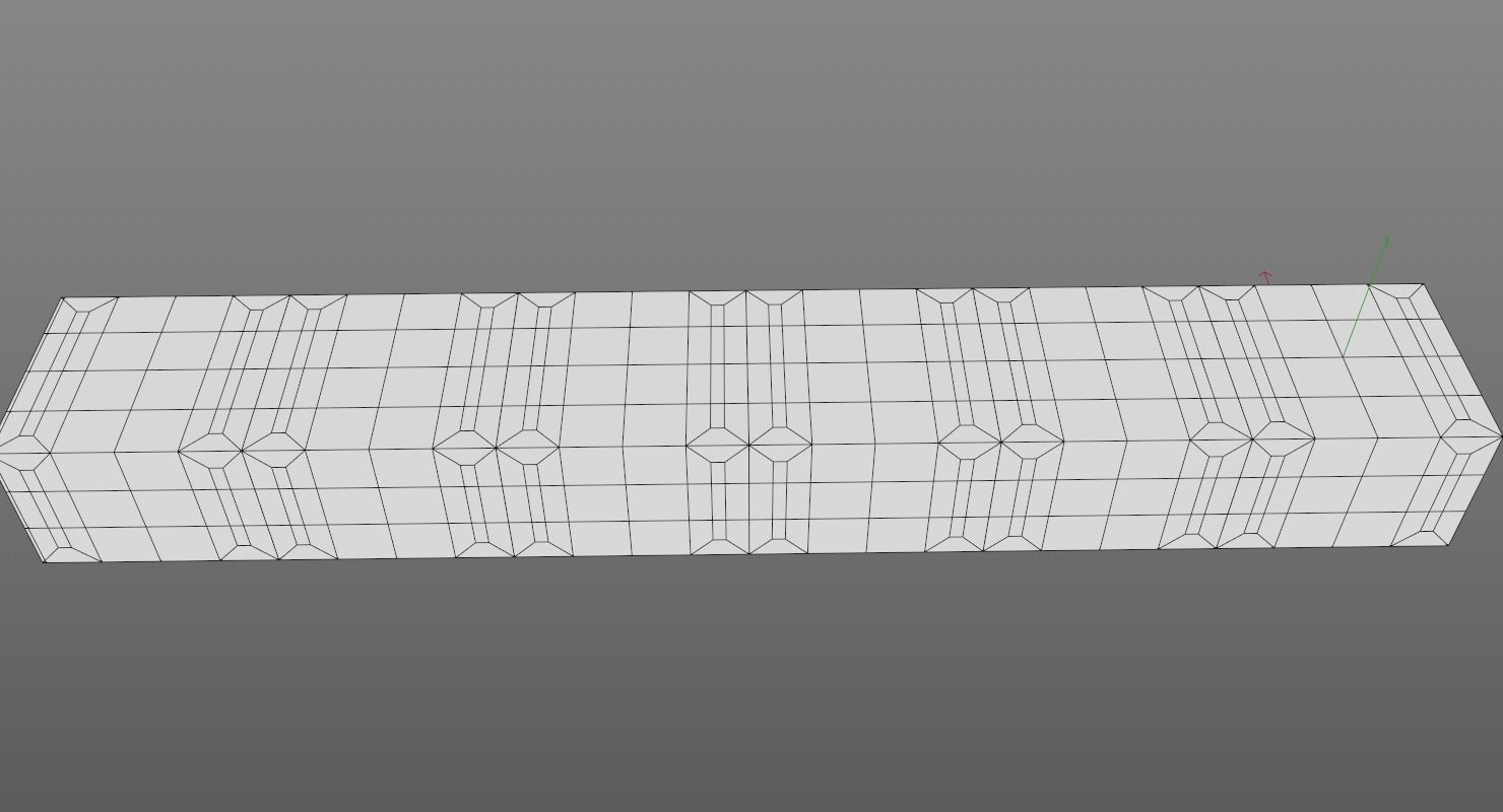 Sci Fi Corridor Low-poly 3D model_9
