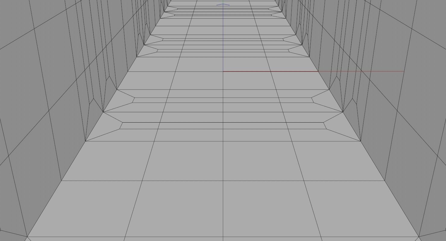 Sci Fi Corridor Low-poly 3D model_8