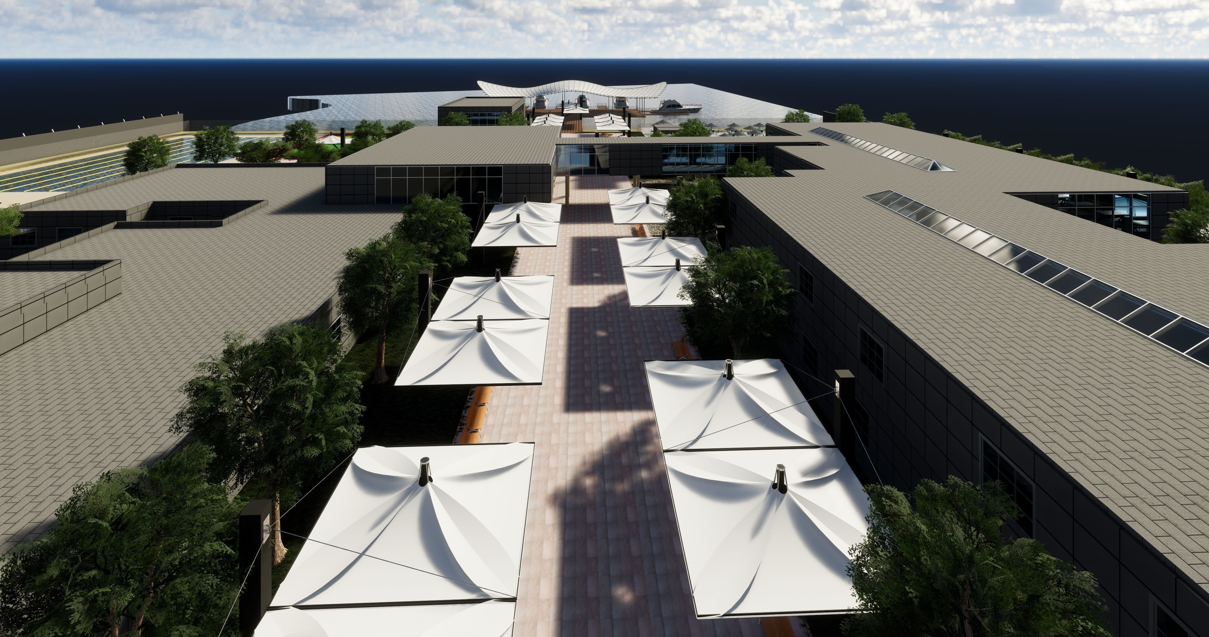 shading light fixture 3D model_2