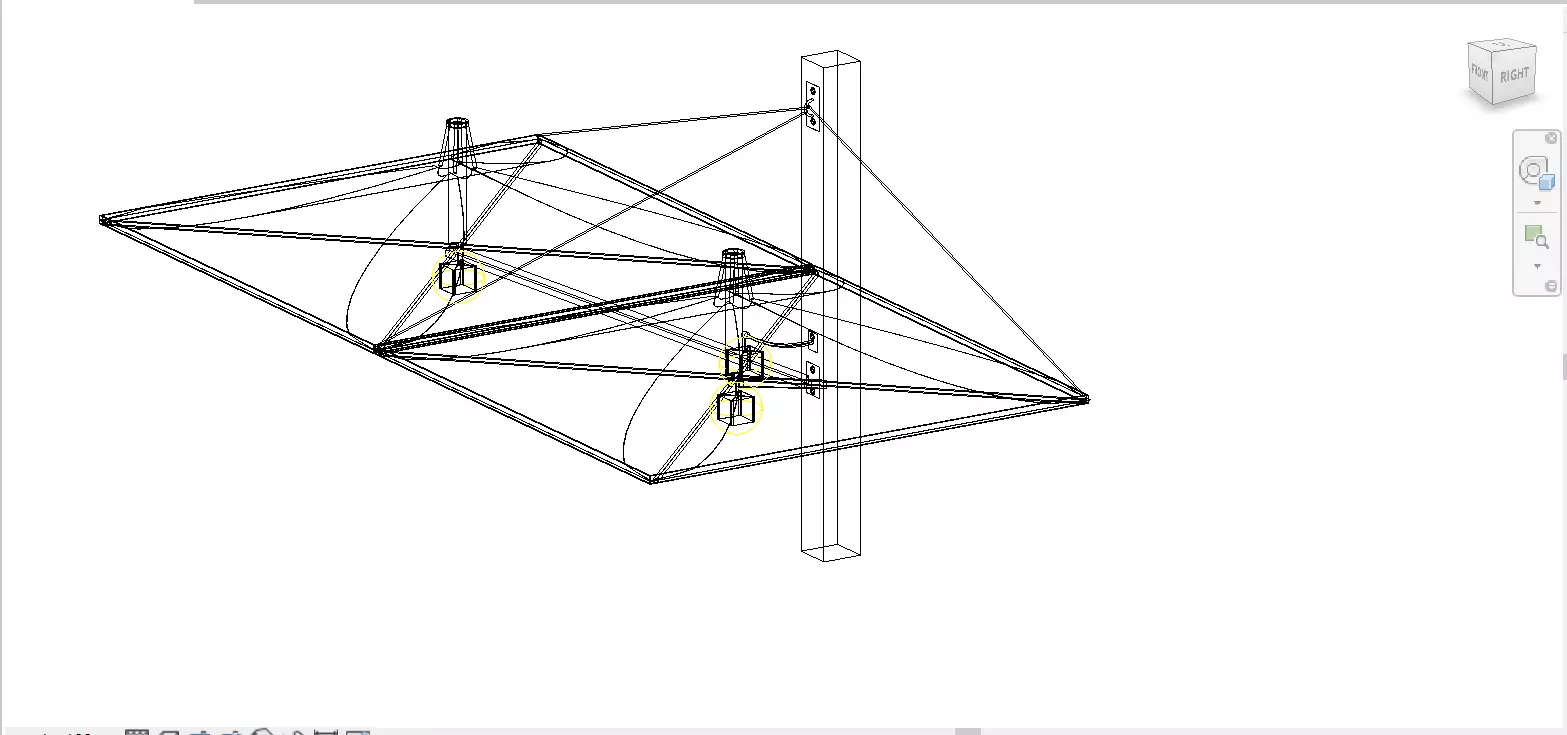 shading light fixture 3D model_0