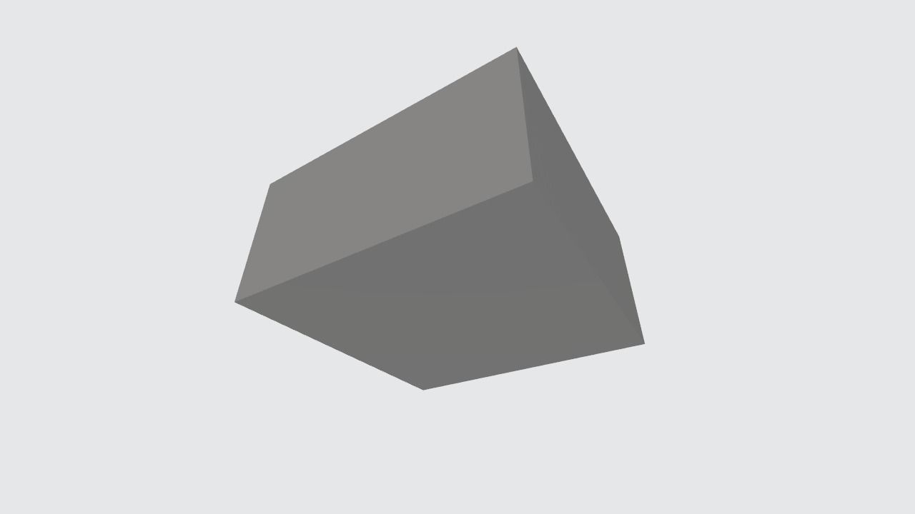 Low-Poly Cartoon Chicken Nugget Box Low-poly 3D model_5