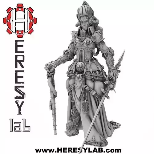 Heresylab - Itelia Justina female Inquisitor 3D print model
