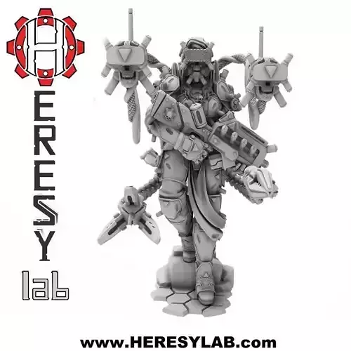 Heresylab - Charon female priest 3D print model