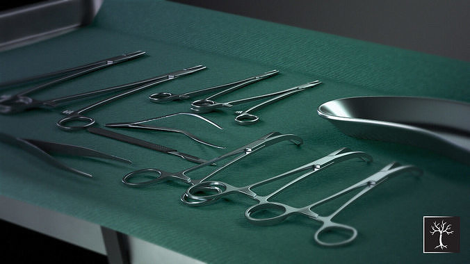 Surgery Tray Set 3D model