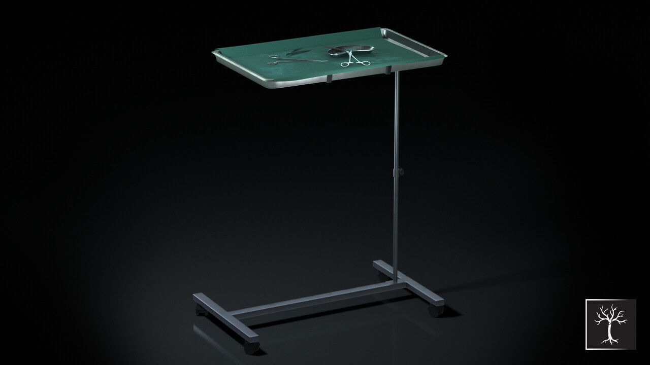 Surgery Tray Set 3D model_3