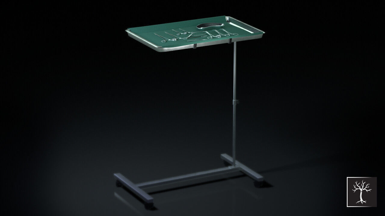 Surgery Tray Set 3D model_1