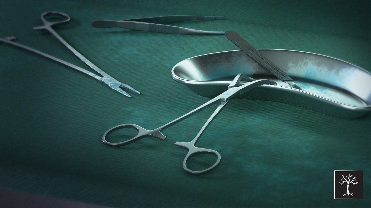 Surgery Tray Set 3D model_2