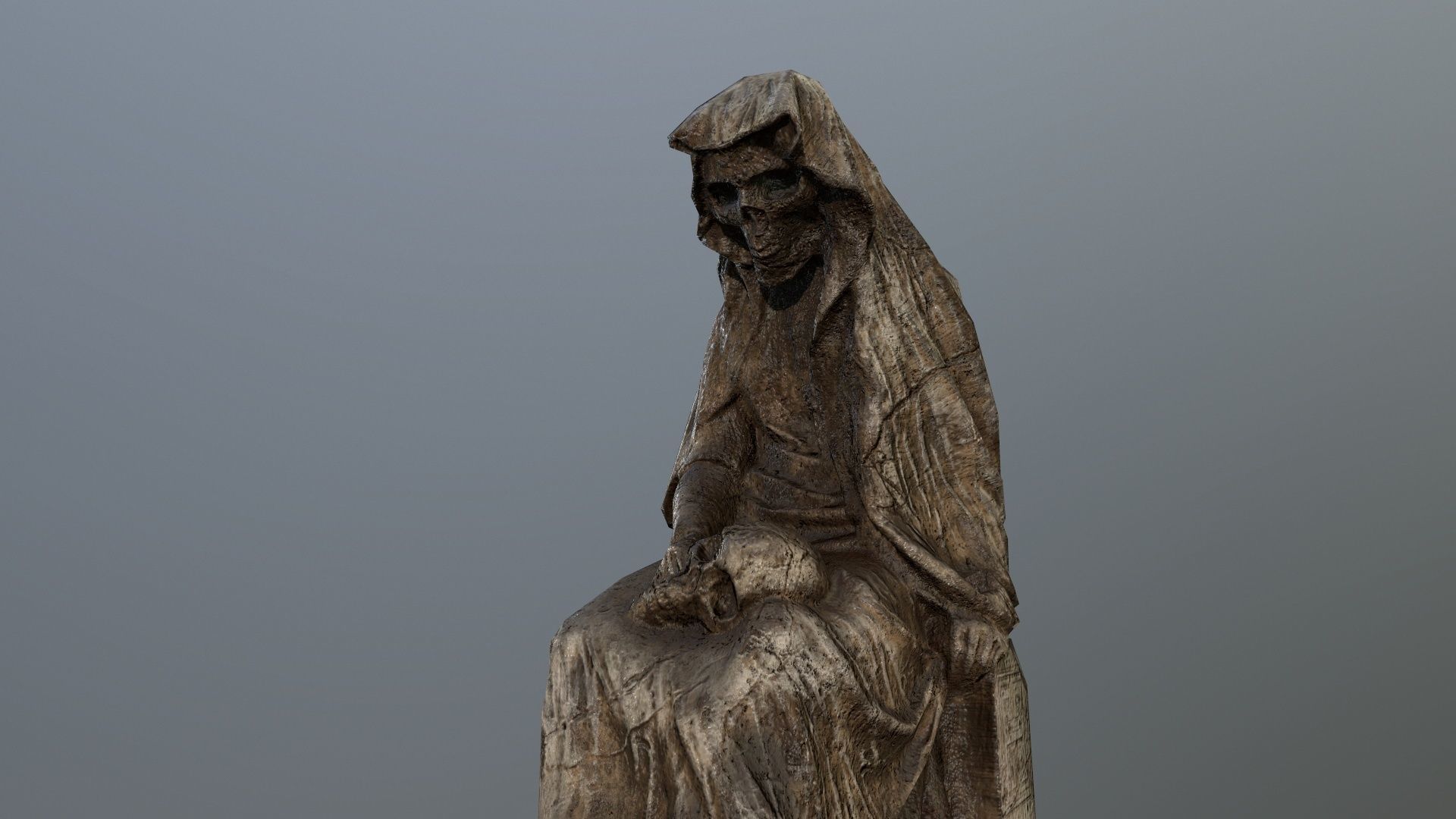 statue 1 Low-poly 3D model_7