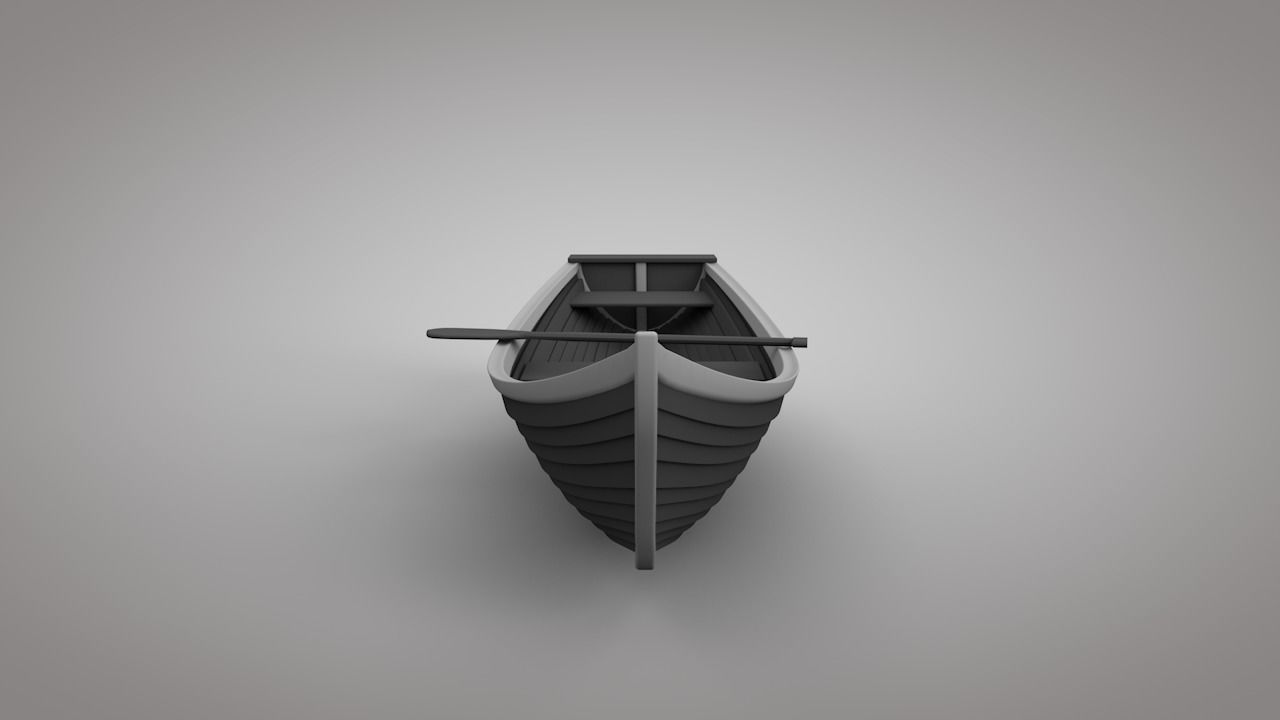 Wooden Boats 3D model_5