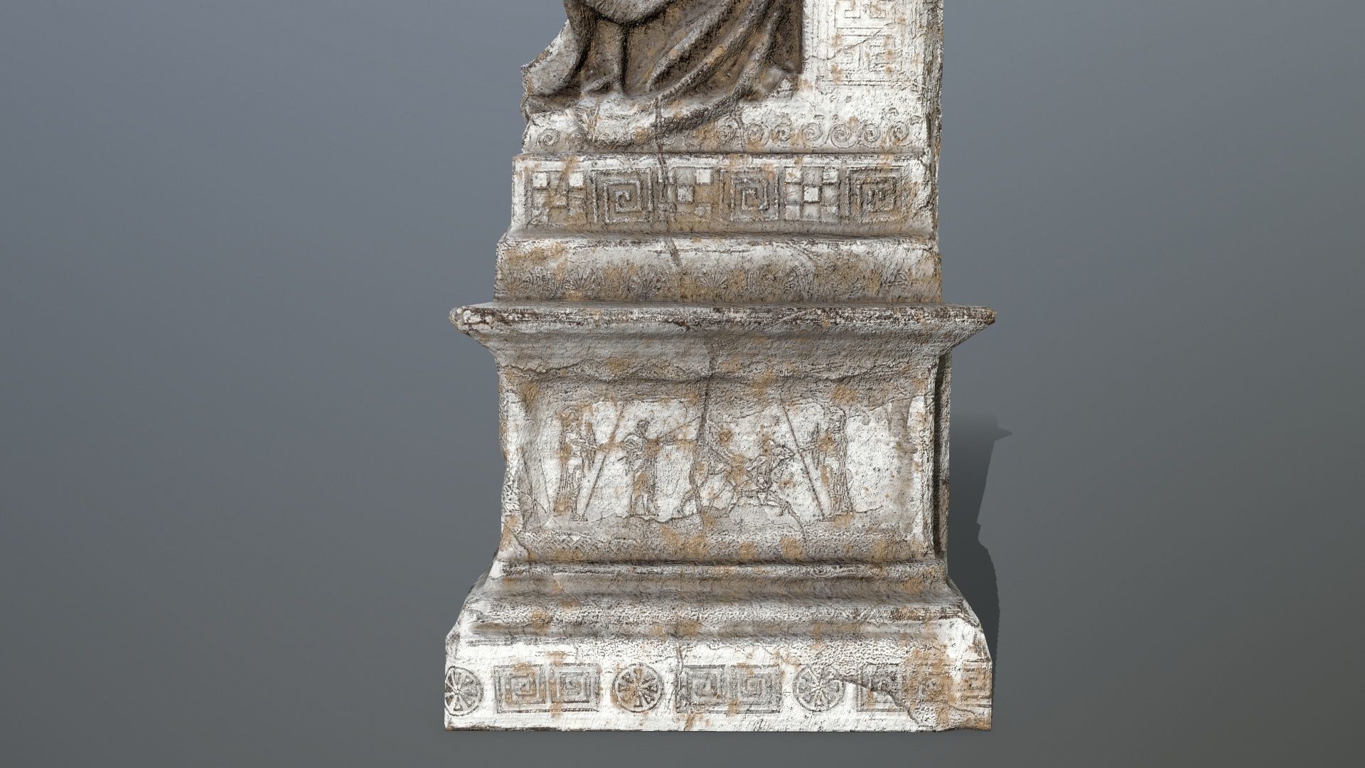 statue 1 Low-poly 3D model_4