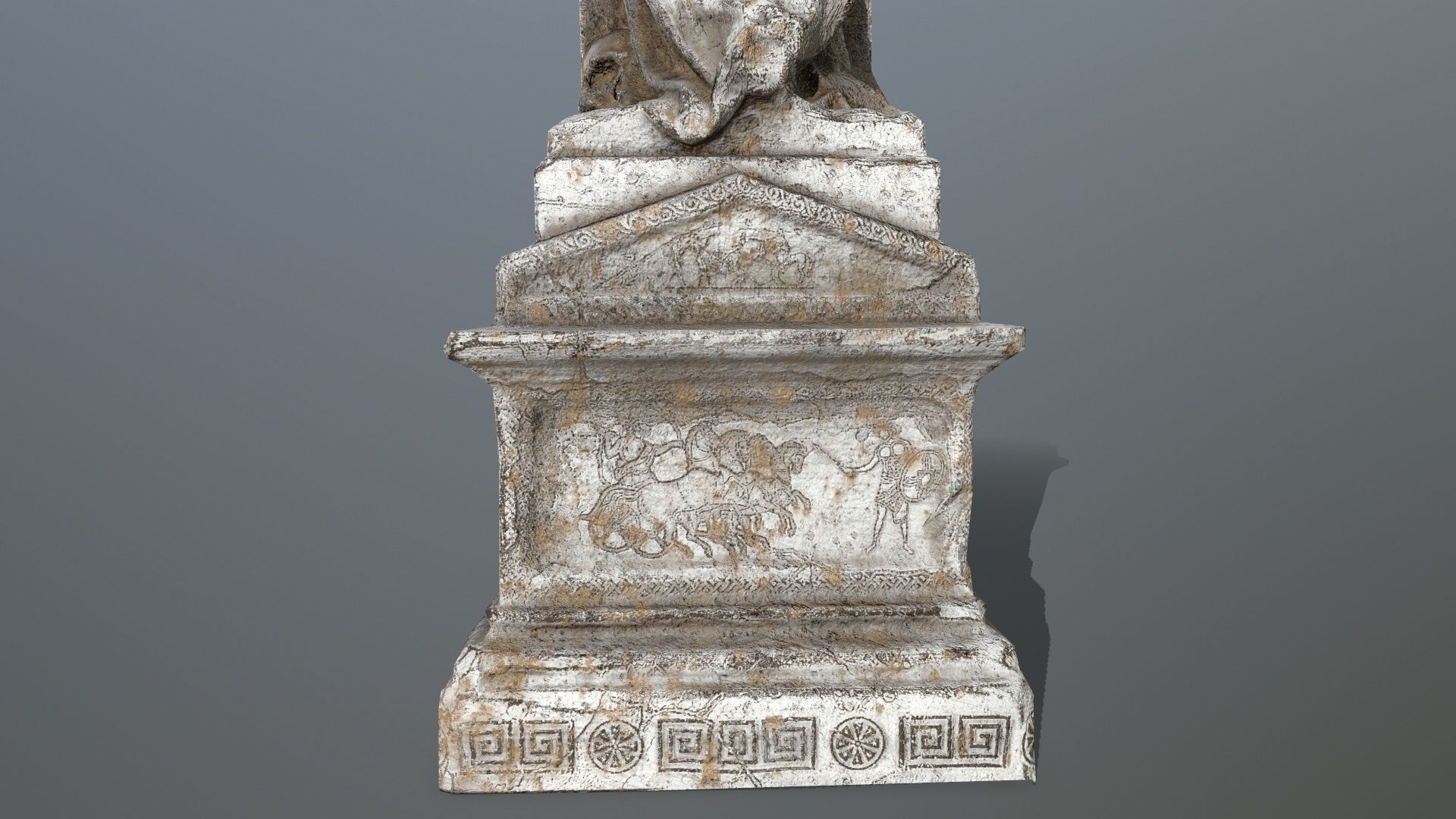 statue 1 Low-poly 3D model_1