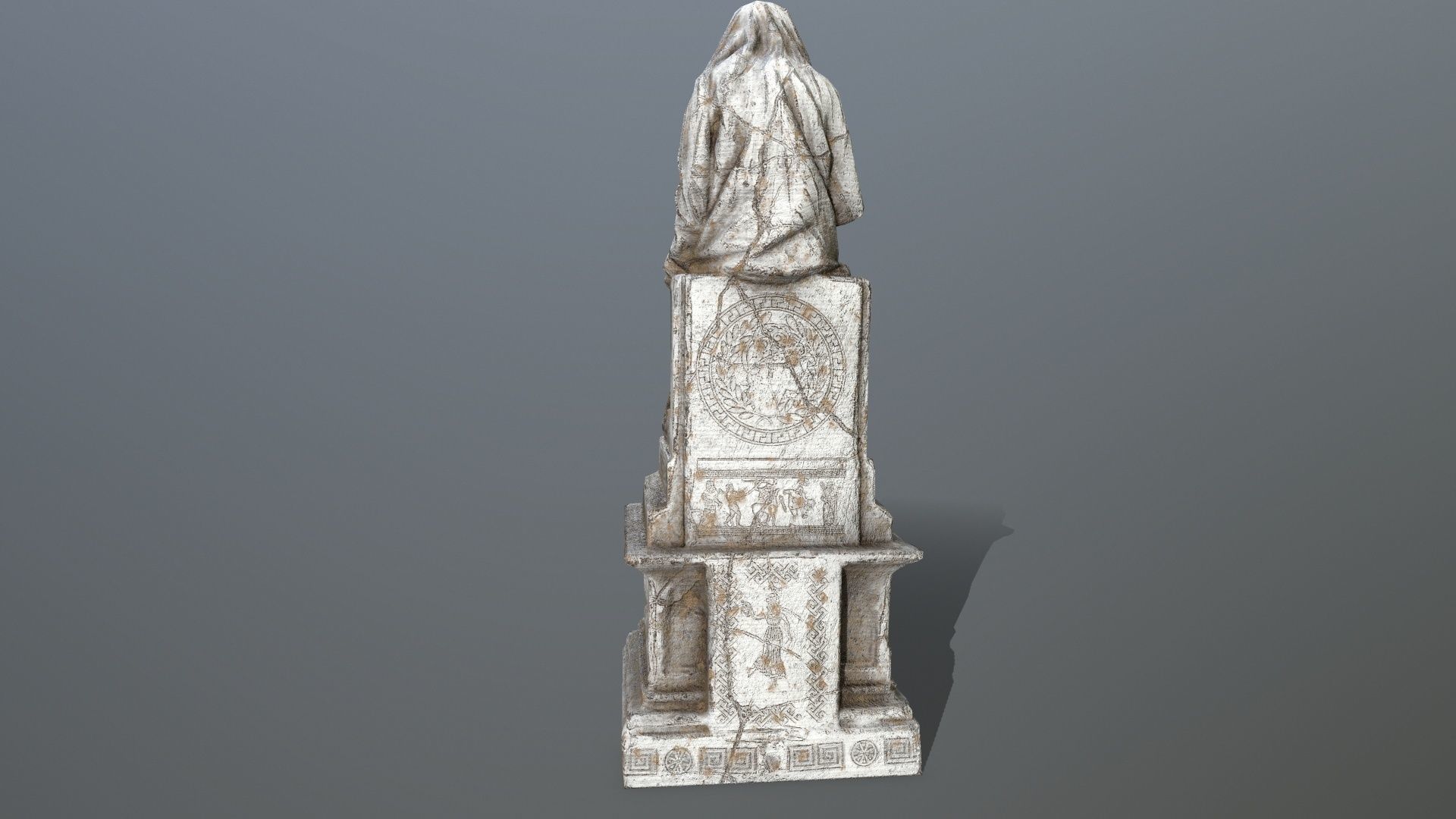 statue 1 Low-poly 3D model_11