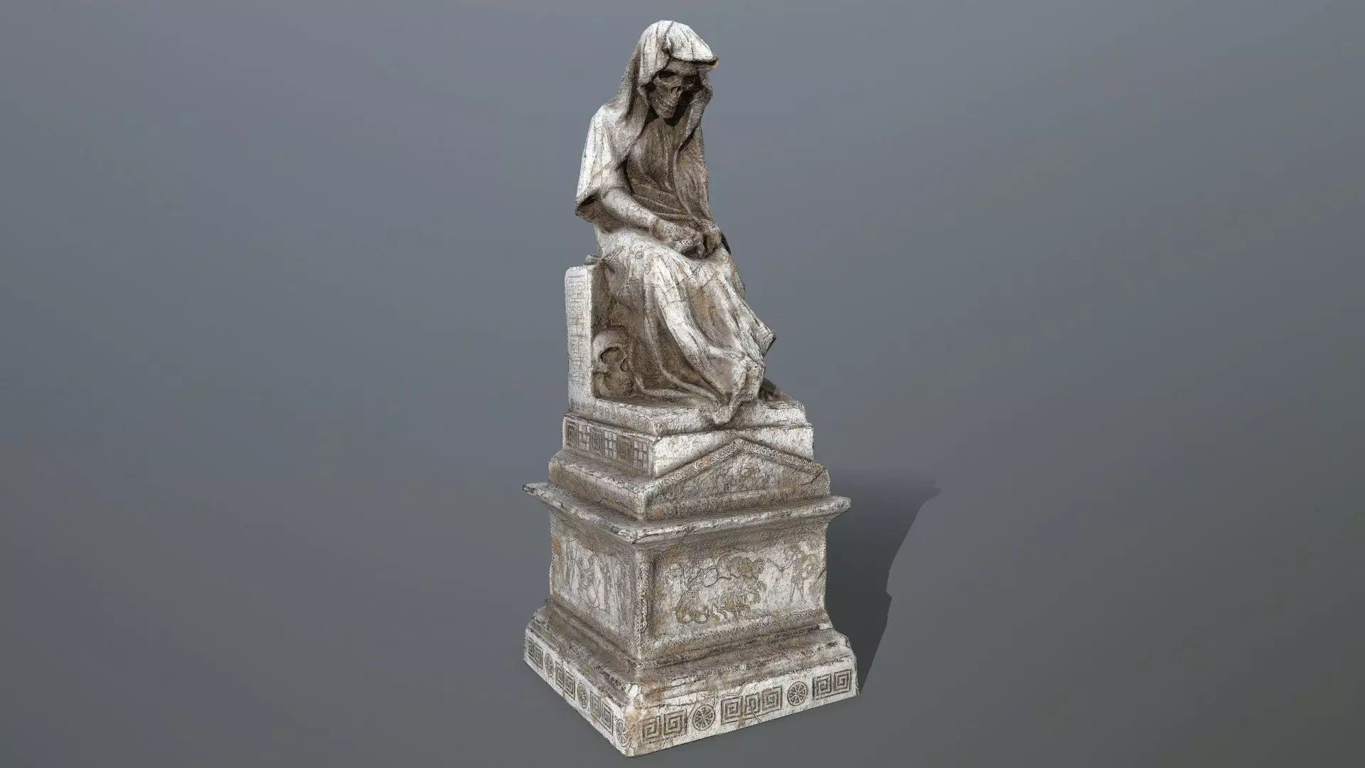 statue 1 Low-poly 3D model_0