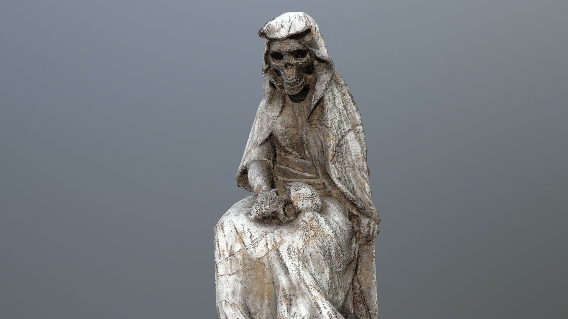 statue 1 Low-poly 3D model_5