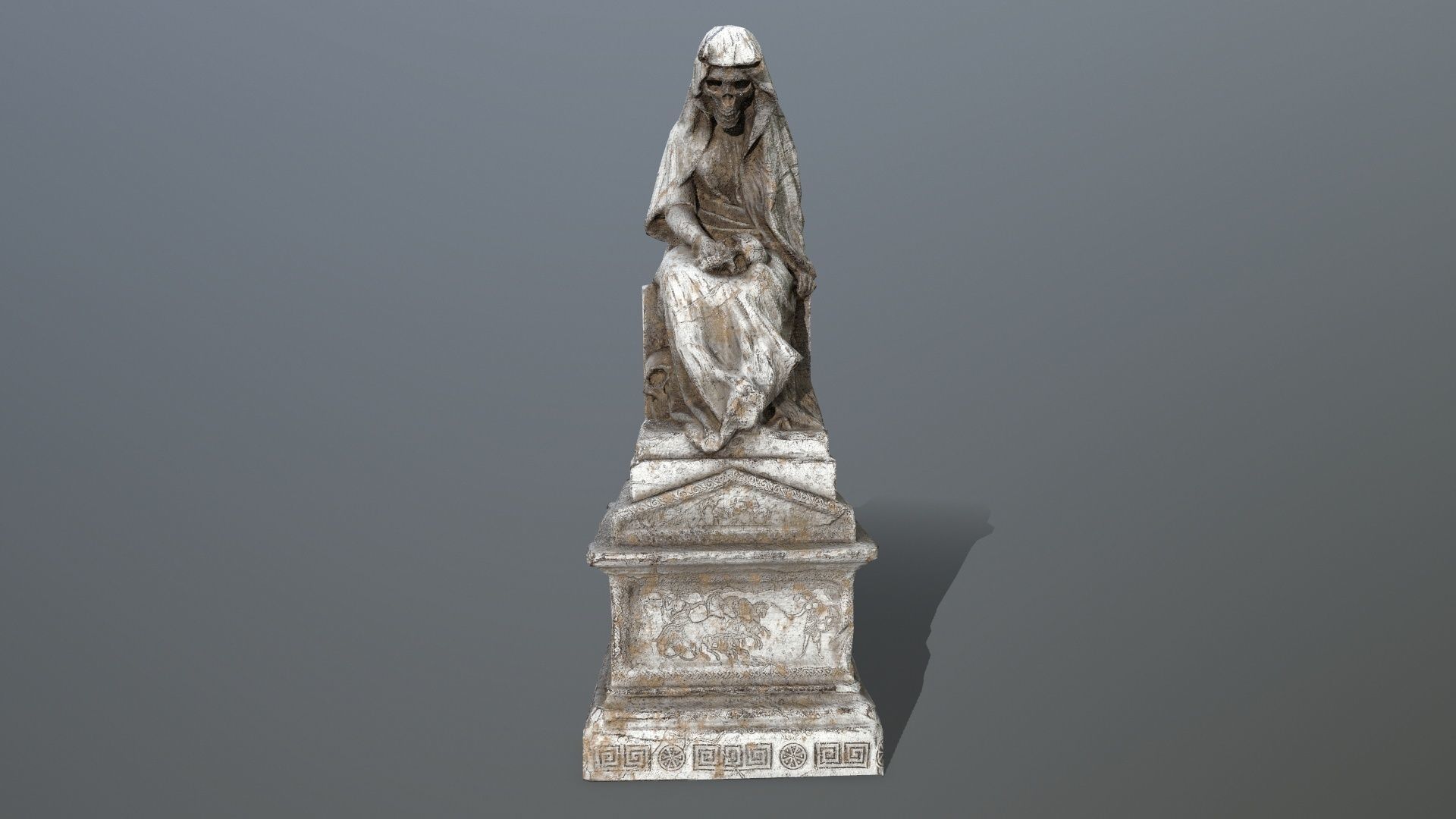 statue 1 Low-poly 3D model_15