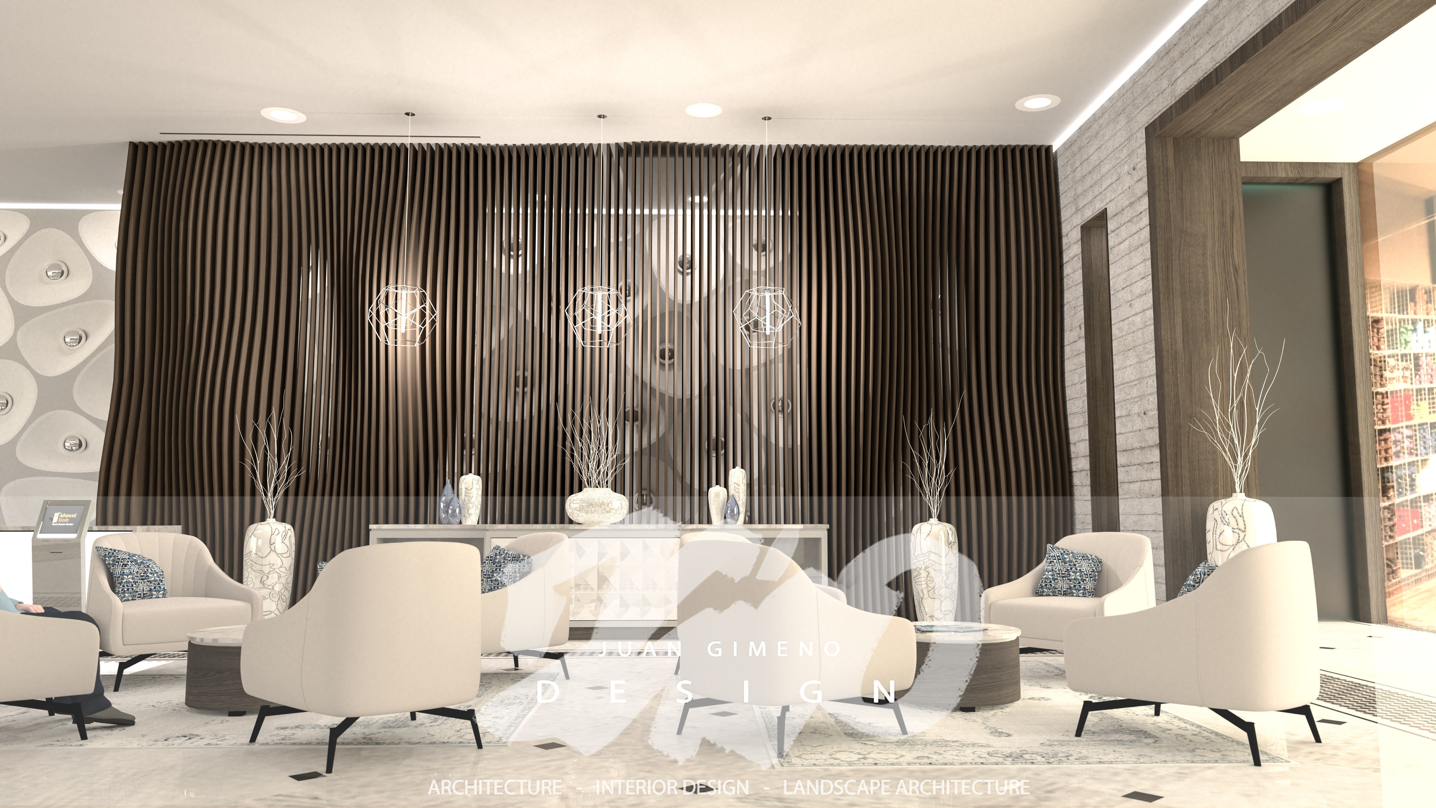 Interior Hotel Lobby - interior only 3D model_2