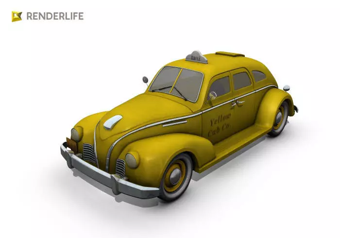 Taxi 2 3D model