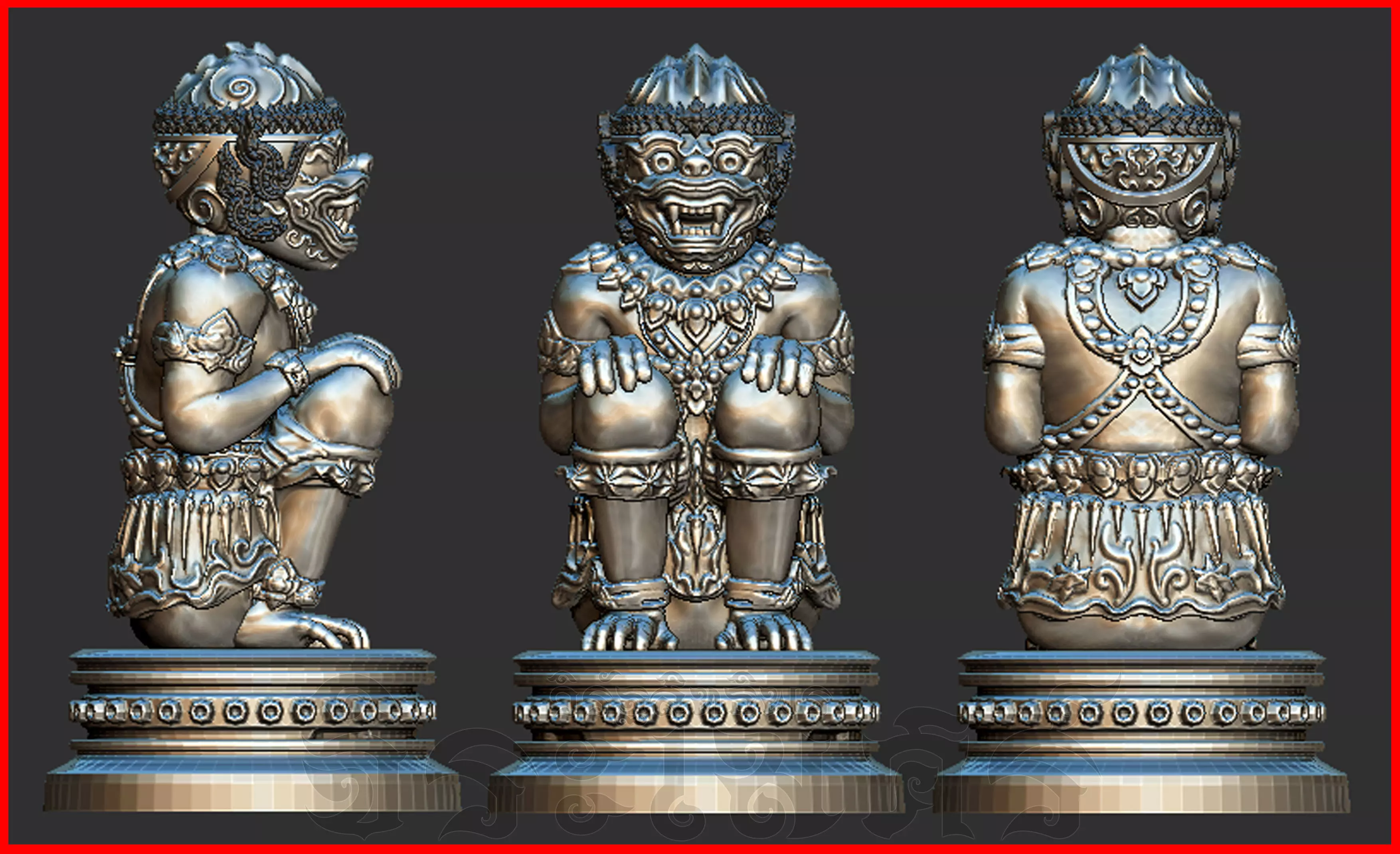 Hanuman Monkey King 3D print model