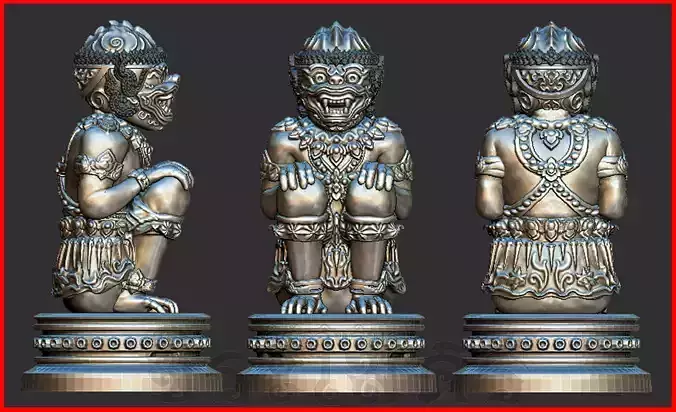 Hanuman Monkey King 3D print model