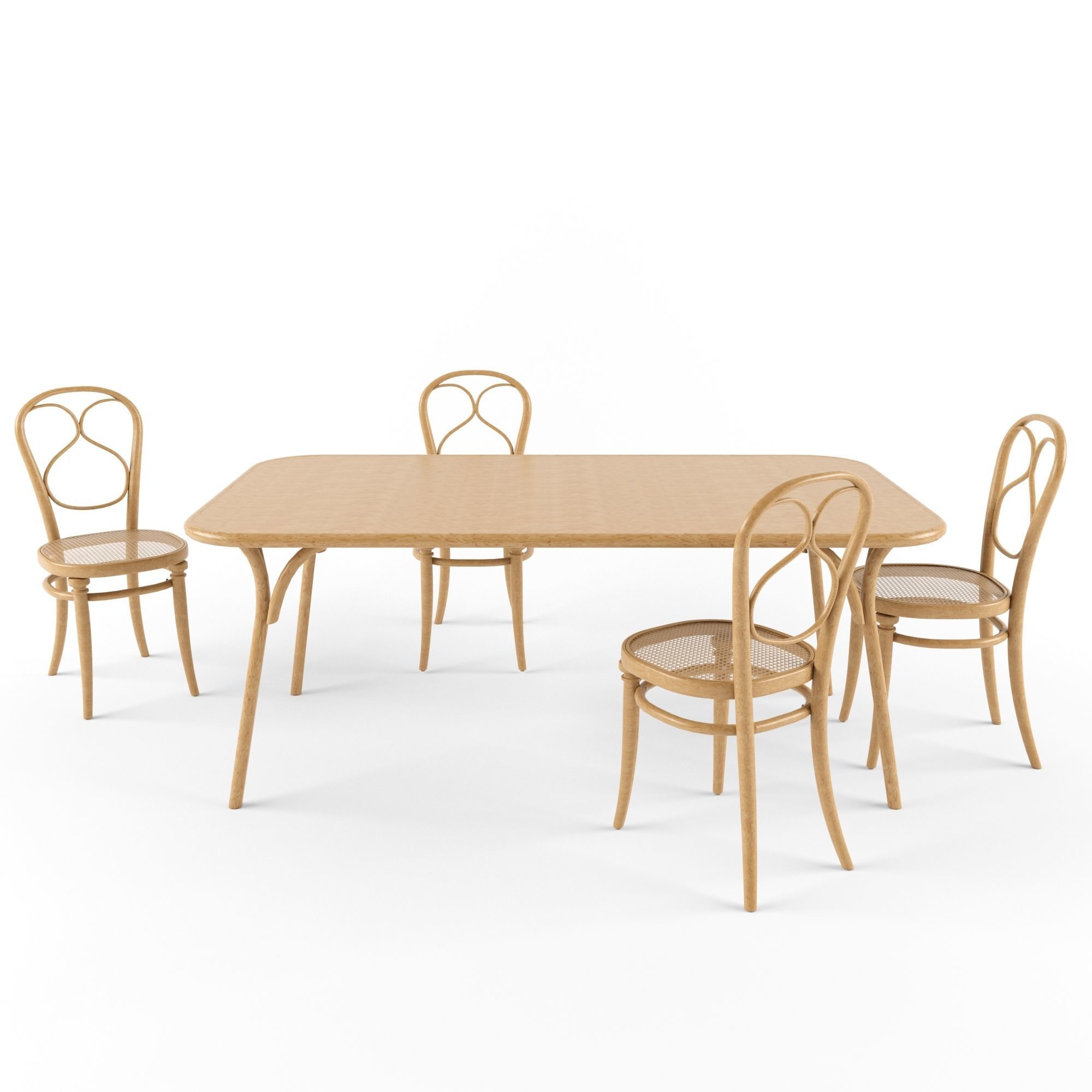 Chair table N1 Wiener GTV Design 3D model_3