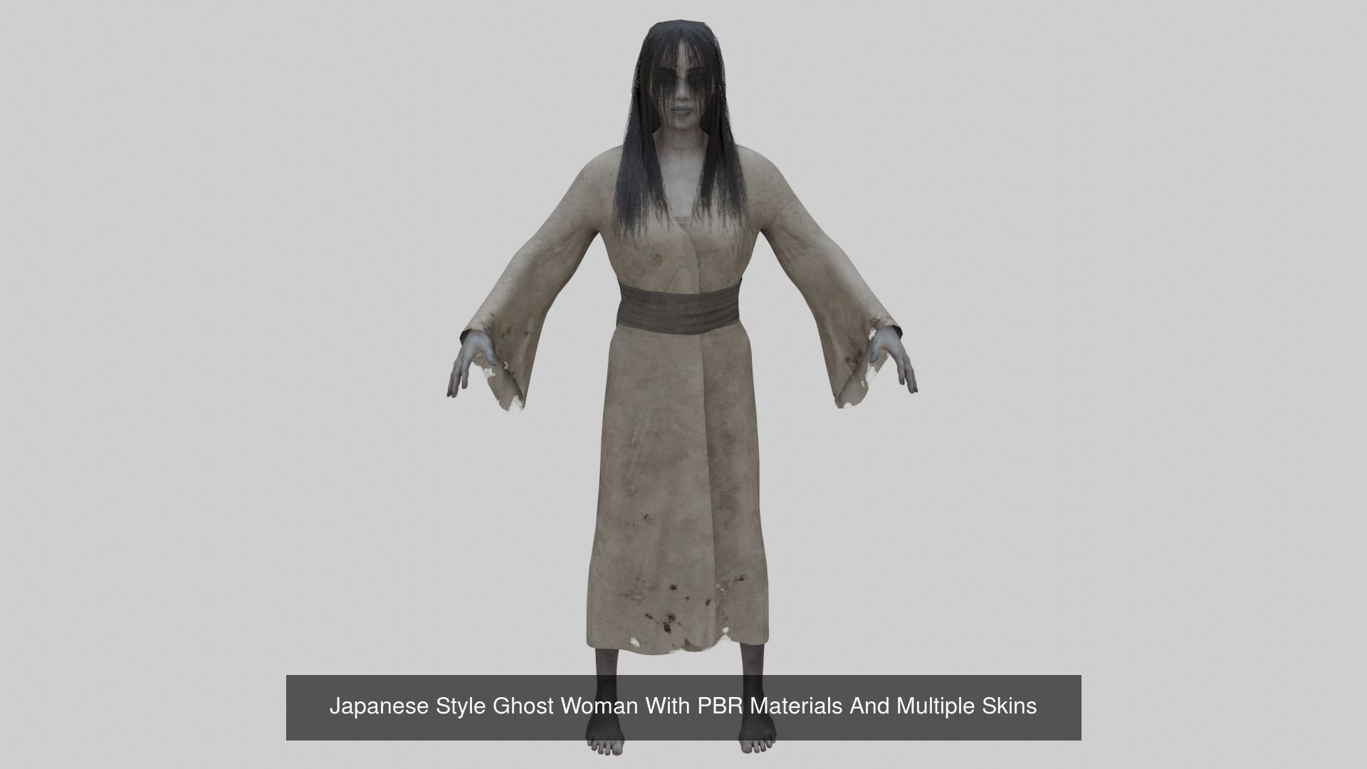 Japanese Ghosts 3D Model Collection_4