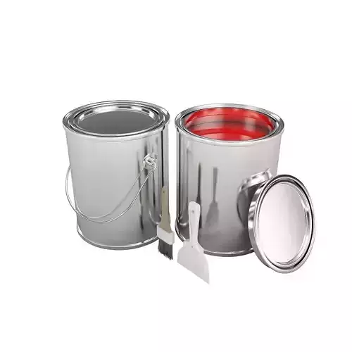 paint set buckets and brush