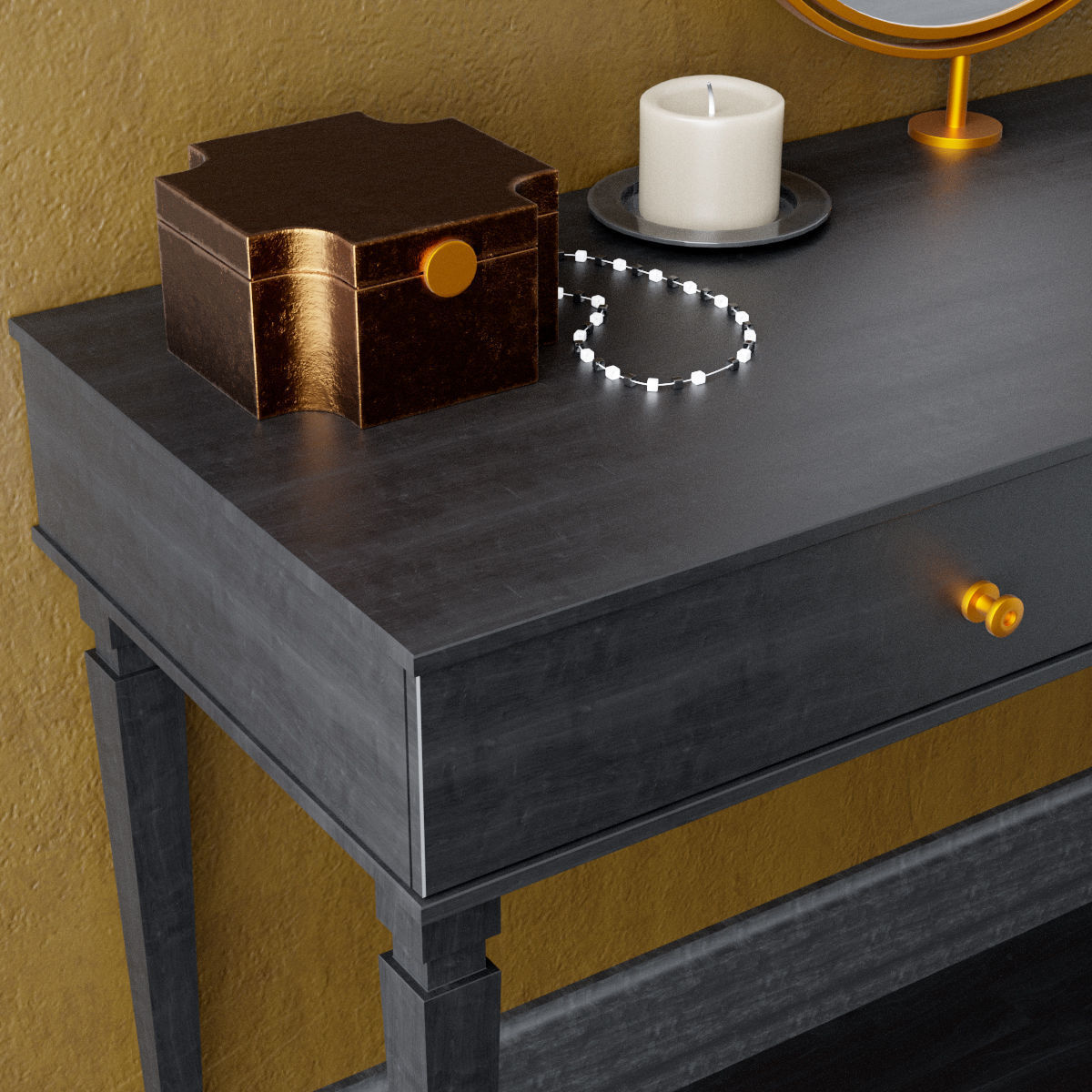 Dressing table 3D model_6