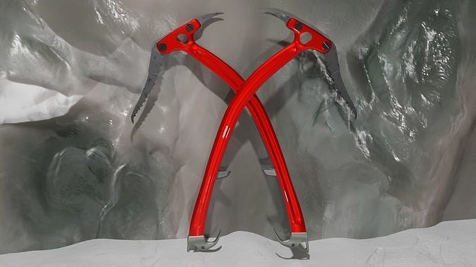 Ice Pickaxe 3D model