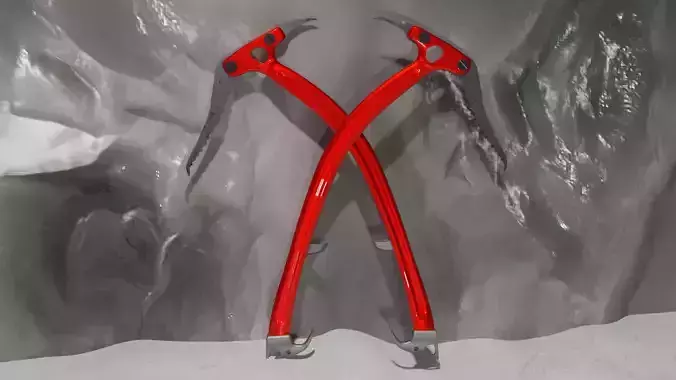 Ice Pickaxe 3D model