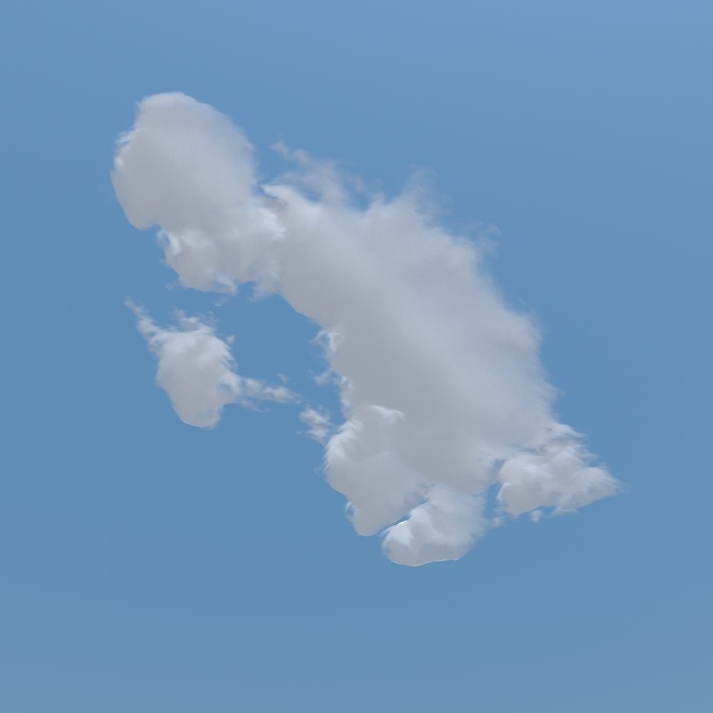 3D Poly Cloud 6Pack model 3D model_12