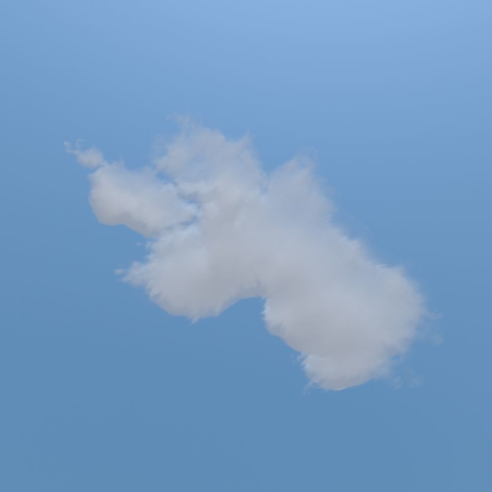 3D Poly Cloud 6Pack model 3D model_5