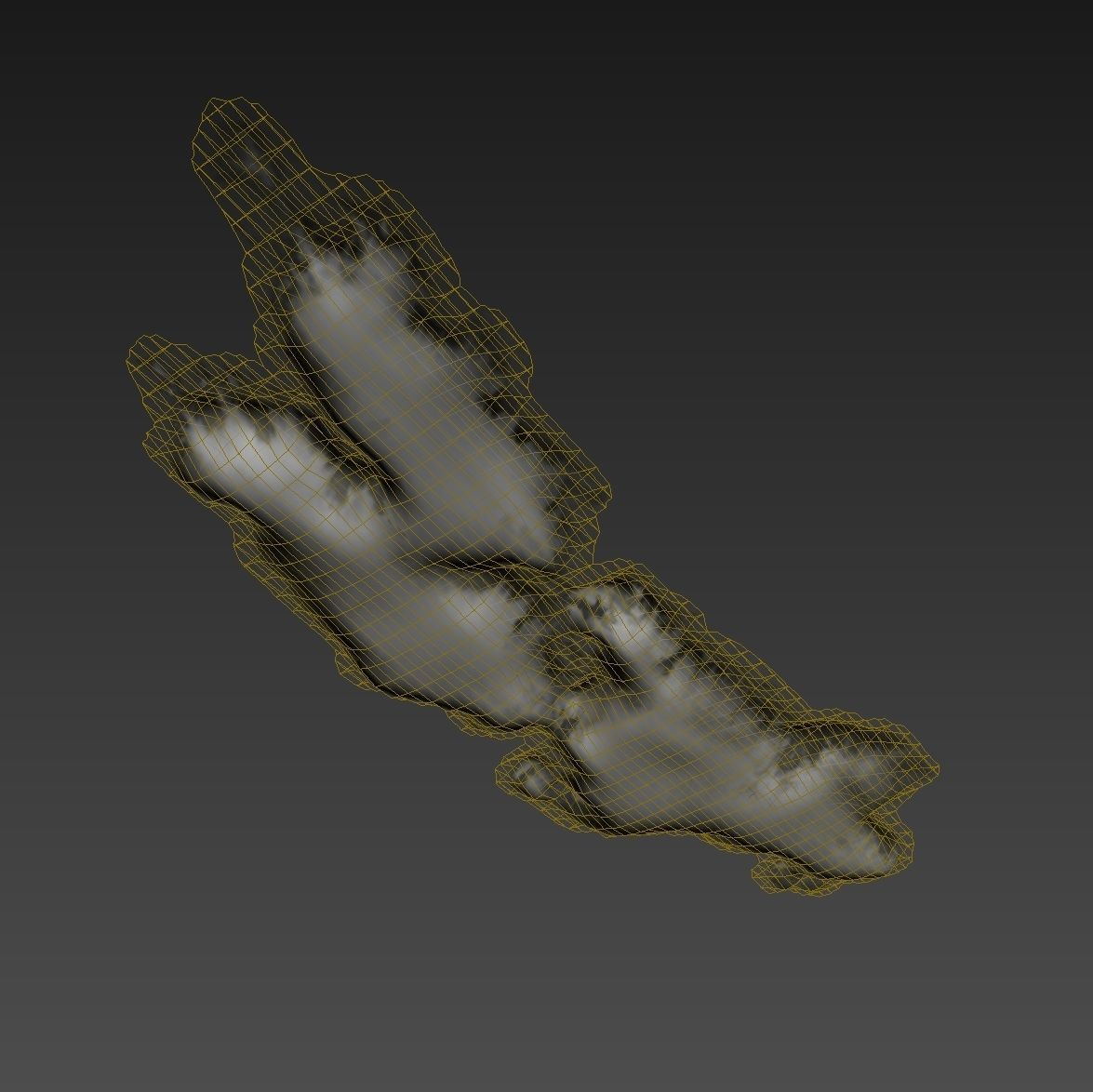 3D Poly Cloud 6Pack model 3D model_11