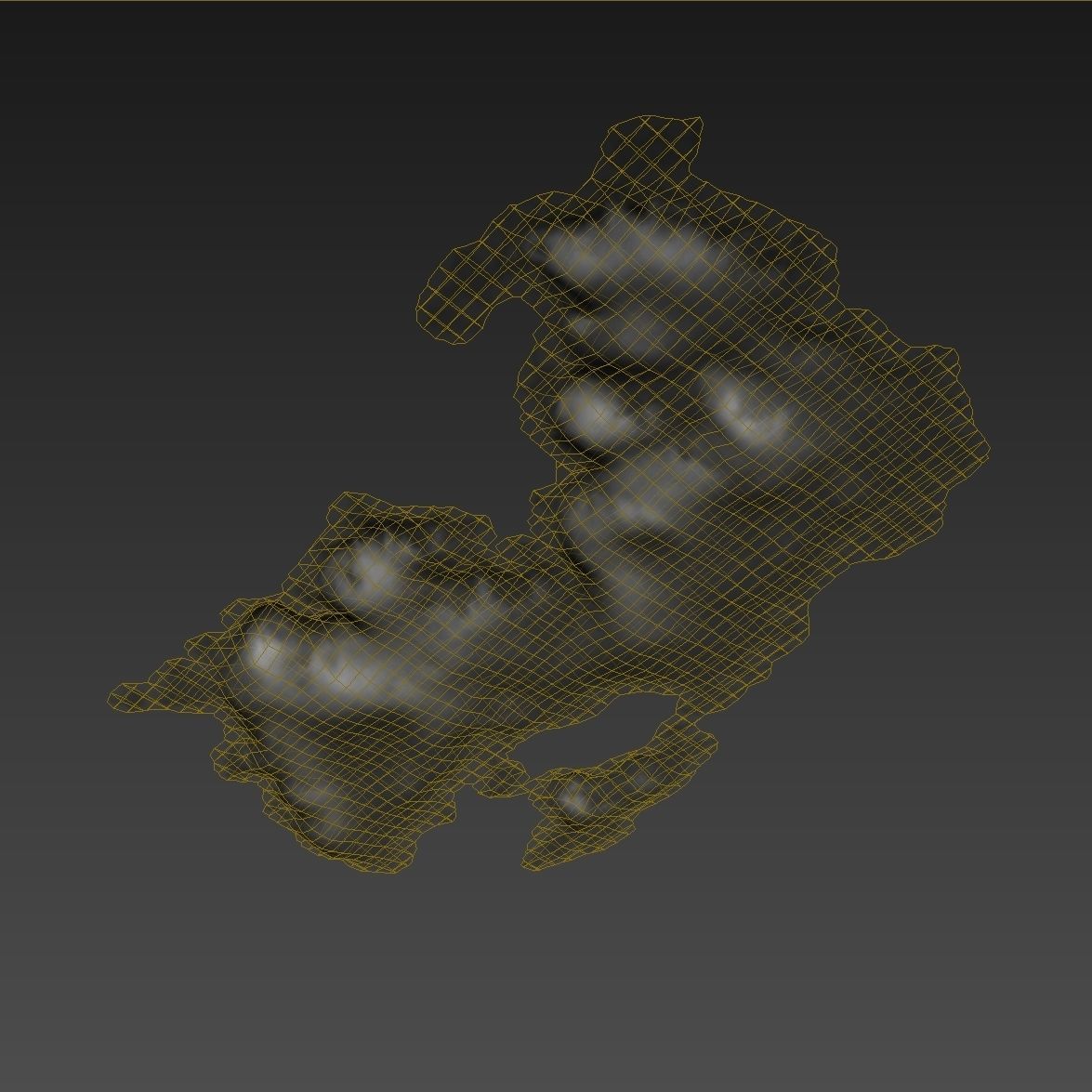 3D Poly Cloud 6Pack model 3D model_8