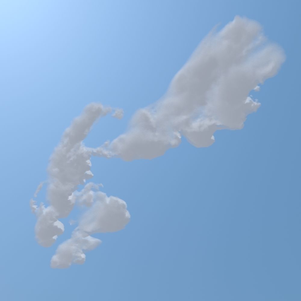 3D Poly Cloud 6Pack model 3D model_3