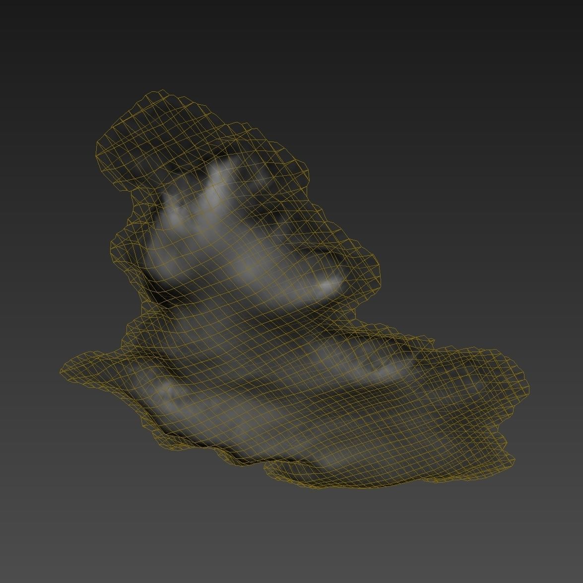 3D Poly Cloud 6Pack model 3D model_2