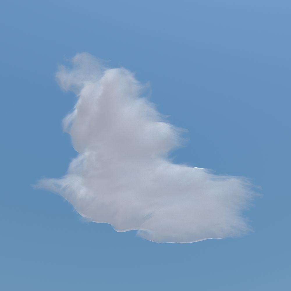 3D Poly Cloud 6Pack model 3D model_1