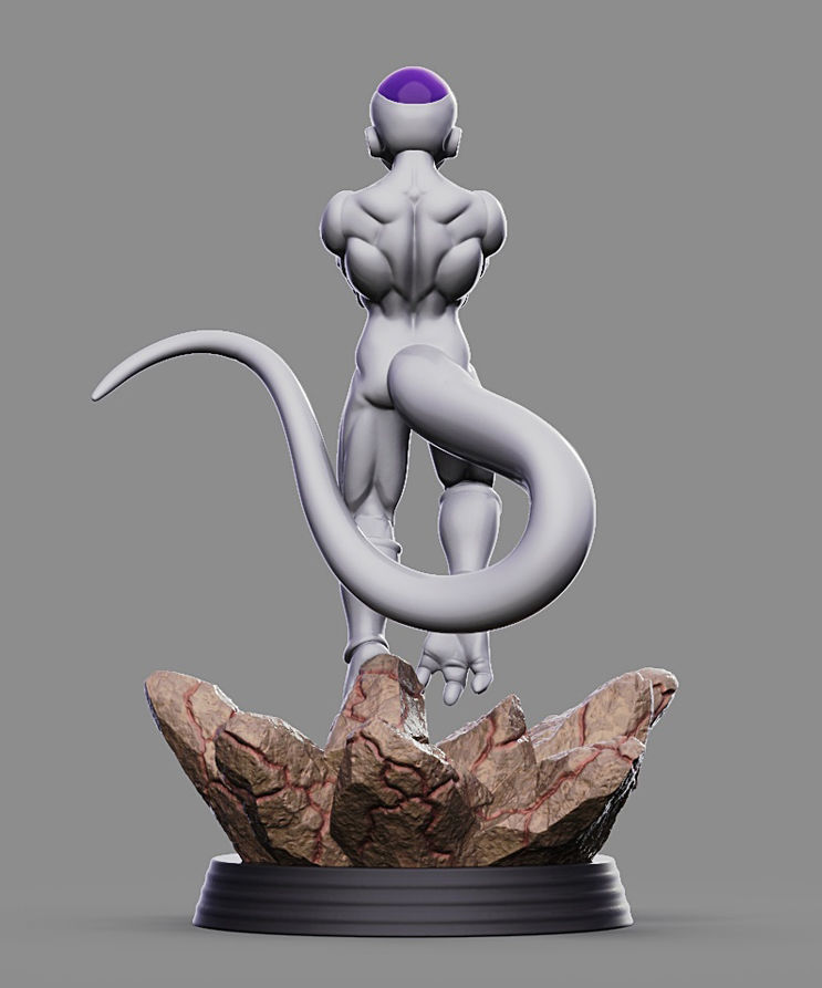 Frieza and Golden Frieza 3D print model_2