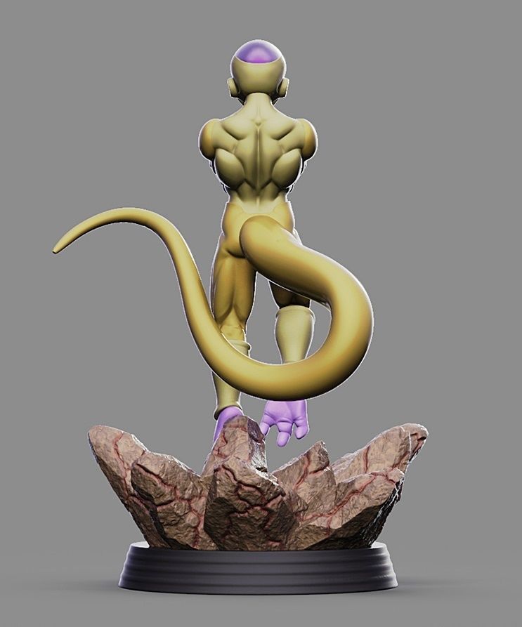 Frieza and Golden Frieza 3D print model_5