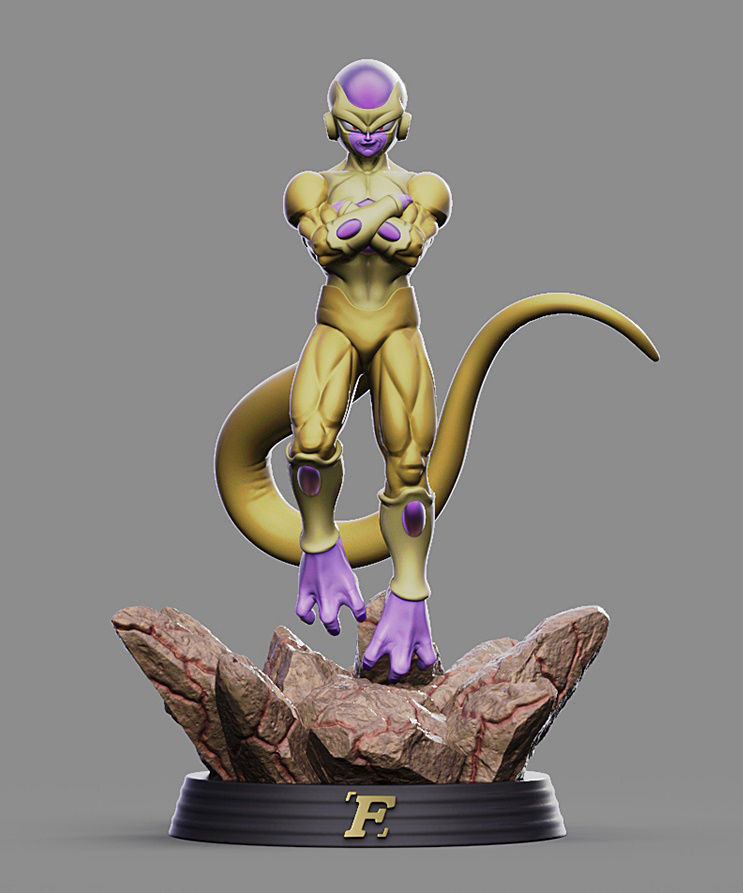 Frieza and Golden Frieza 3D print model_4