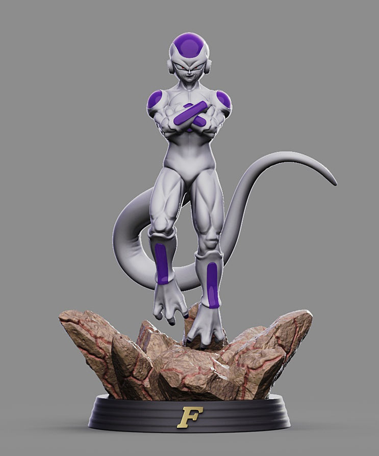 Frieza and Golden Frieza 3D print model_1